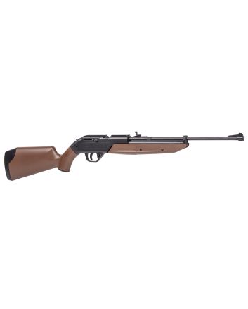 Crosman 760B 760 Pumpmaster Pump Air Rifle 177 18+1 Black Smooth Bore Steel Barrel, Black Receiver, Brown Synthetic Stock, Crossbolt Safety