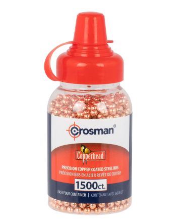 Crosman 0737 Copperhead177 Copper-Coated Steel 1500/Bottle