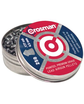 Crosman P177 Premier Pointed 177 Lead Pointed Hunting Pellet 250/Tin