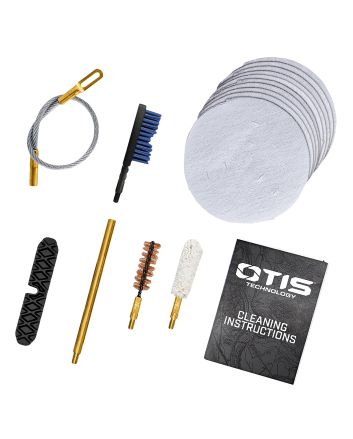 Otis FG70145 Patriot Cleaning Kit 45 Cal Pistol/ 15 Pieces Yellow Plastic Box Case