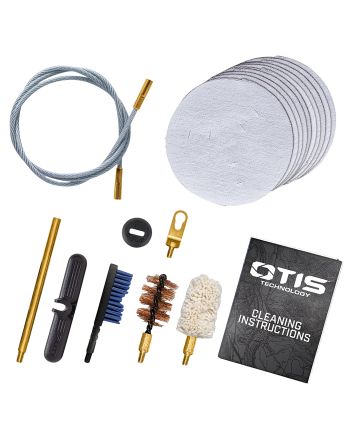 Otis FG70112 Patriot Cleaning Kit 12 Gauge &amp; 10 Gauge Shotgun/15 Pieces Yellow Plastic Box Case
