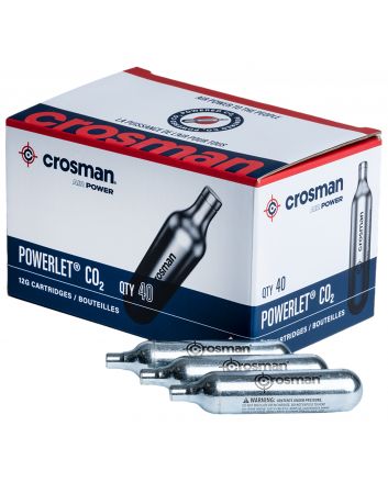 Crosman 23140 Powerlet CO2 12 Grams 40 Per Pkg