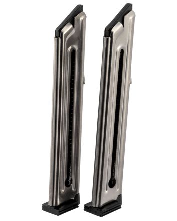 Ruger 90645 Mark III/IV Value Pack 10rd 22 LR E-Nickel Stainless Steel 2 Per Pack
