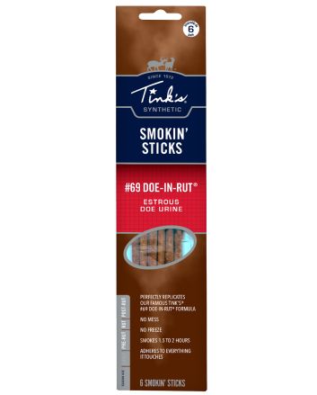 Tinks W6106 Smokin StickDeer Attractant Doe In Estrus Scent 6 Per Pkg