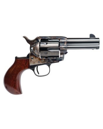 Cimarron CA346 Model P Thunder 45 Colt (Long Colt) 6 Shot 3.50" Blued Stainless Steel Barrel, Blued Cylinder, Color Case Hardened Steel Frame, Birdshead Walnut Grip, Exposed Hammer
