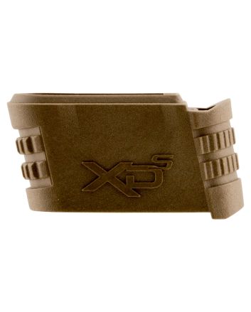 Springfield Armory XDS5901FDE Backstrap Sleevemade of Polymer with Flat Dark Earth Finish &amp; 1 Piece Design for 9mm Luger Springfield XD-S with #1 Backstrap