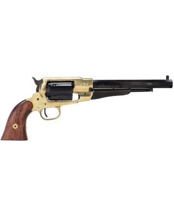 Traditions FR18581 1858 Army Break Open 44 Cal #11 Percussion 8" 6 Shot Brass Frame Blued Barrel &amp; Cylinder Walnut Grip
