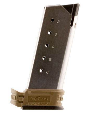 Springfield Armory XDS5006DE XD-S6rd 45 ACP SS/FDE Stainless Steel