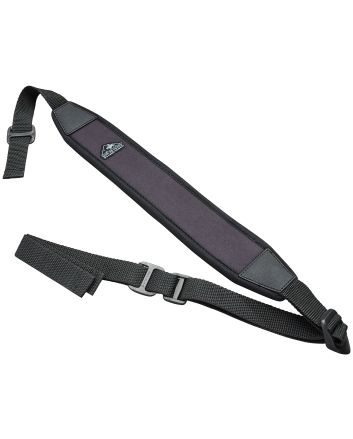 Butler Creek 80073 Easy Rider Rifle Sling Black Neoprene w/Sharkskin Back 48" OAL 2.5" Wide Adjustable Design