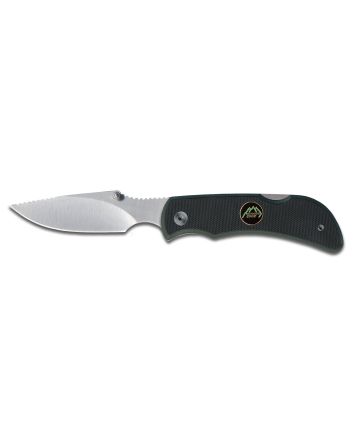 Outdoor Edge CL10C Caper Lite2.50" Folding Plain AUS8 SS Blade G10 Black Handle