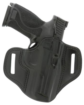 Galco CM212B Combat MasterOWB Black Leather Belt Slide Fits 1911 Right Hand