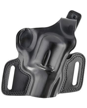 Galco SIL126B SilhouetteOWB Black Leather Belt Slide Fits S&amp;W N Frame Fits 2-4" Barrel Right Hand