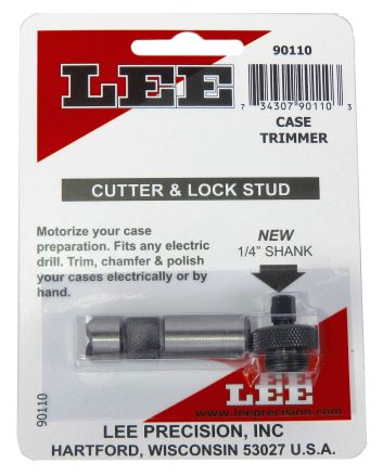 Lee Precision 90110 Cutter &amp; Lock Stud Case Trimmer Stainless Steel