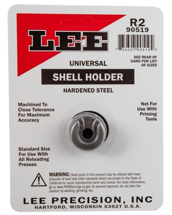 Lee Precision 90519 Shell Holder Universal#2R 25/06 / 7mm08 / 8x57 Mauser / 45 ACP