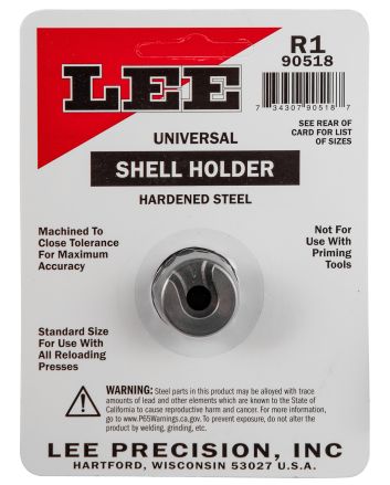 Lee Precision 90518 Shell Holder Universal#1R 38 Short &amp; Long Colt / 38 Special / 357 Mag