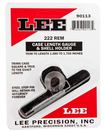 Lee Precision 90113 Case Length Gauge222 Rem Steel
