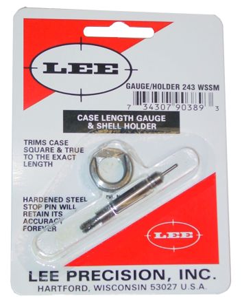 Lee Precision 90389 Case Length Gauge243 WSSM Steel Rifle