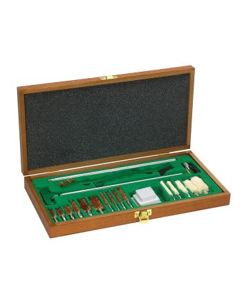 Remington Accessories 19054 Sportsman Cleaning Kit Multi-Caliber Multi-Gauge/27 Pieces/Wood Case