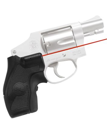 Crimson Trace 011680 LG-405 LasergripsRed Laser Smith &amp; Wesson J-Frame Round Butt