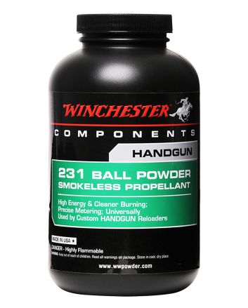 Winchester Powder 2314 Ball Powder 231 Pistol 4 lbs