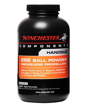Winchester Powder 2961 Ball Powder 296 Handgun Multi-Caliber 1 lb