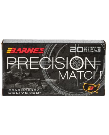 Barnes Bullets 30742 Precision Match260Rem 140gr Open Tip Match Boat Tail 20 Per Box/10 Case