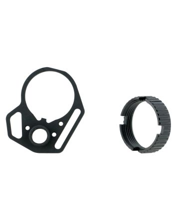 Strike Industries ARMFEP&amp;ACN Multi-Function End Plate and Castle Nut Steel Black