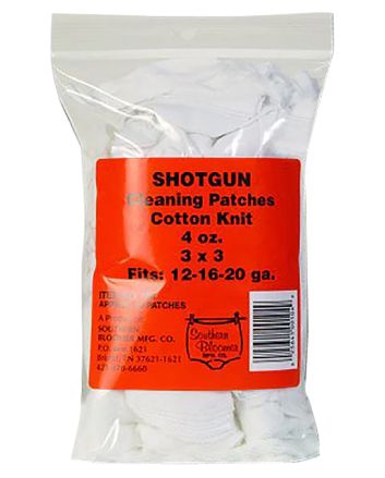 Southern Bloomer 104 Cleaning Patches12/16/20 Gauge Shotgun Cotton 85/Bag