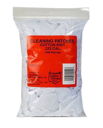 Southern Bloomer 122 Cleaning Patches223 Rem,5.56x45mm NATO Cotton 1000 Per Bag