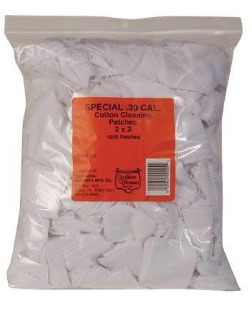 Southern Bloomer 125 Cleaning Patches30 Cal Cotton 1000 Per Bag