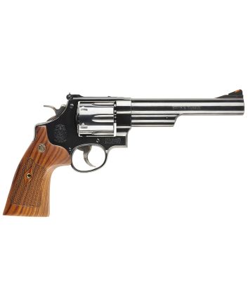 Smith &amp; Wesson 150145 Model 29 Classic N-Frame Frame 44 S&amp;W Spl/44 Rem Mag 6 Shot 6.50" Blued Carbon Steel Barrel, Cylinder &amp; Frame, Wood Grip, Exposed Hammer