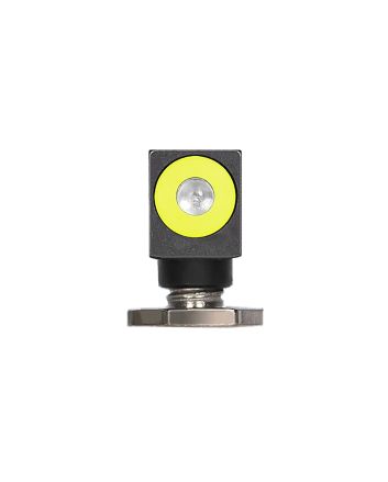 Night Fision GLK000001YGX Tritium Front Sight for GlockGreen/Tritium Yellow Outline Glock 17/17L/19/22