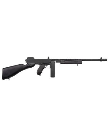Thompson T1C 1927A-1 Commando Carbine 45 ACP Caliber with 16.50" Barrel, 20+1 Capacity (Stick), Black Parkerized Metal Finish, Black Fixed Stock Right Hand Includes Black Nylon Sling
