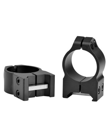 Warne 201M Vertical Rings Maxima Matte Black 1" Medium 0 MOA
