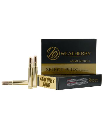 Weatherby B460450TSX Select Plus460WthbyMag 450gr Barnes TSX Lead Free 20 Per Box/10 Case