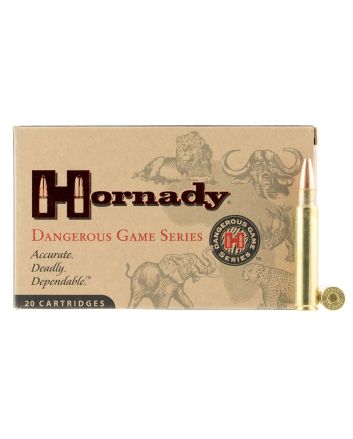 Hornady 8232 Dangerous Game375Ruger 300gr Dangerous Game Solid 20 Per Box/6 Case