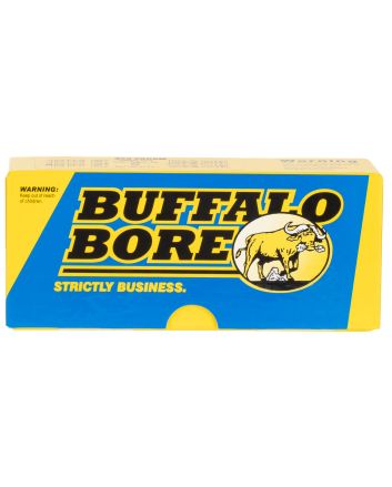 Buffalo Bore Ammunition 47D20 Hunting &amp; Sniping Strictly Business 458SOCOM 400gr Semi Jacketed Flat Point 20 Per Box/12 Case