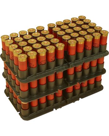 MTM Case-Gard ST1240 Shotshell TrayBlack 12 Gauge Shotgun 50rd Polypropylene