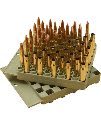 MTM Case-Gard LT5043 Universal Compact Loading Tray Gray Multi-Caliber Plastic 50rd Rifle