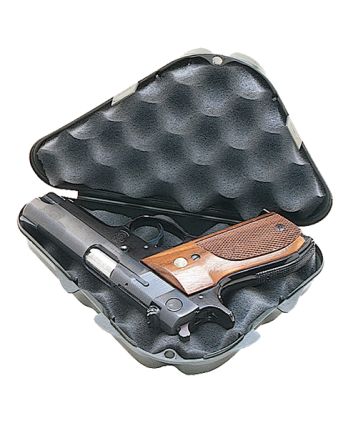 MTM Case-Gard 802C40 Single Handgun Casemade of Nylon w/ Black Finish &amp; Foam Padding 9.50" x 5.90" x 2.10" Exterior Dimensions