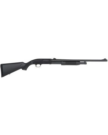 Maverick Arms 31017 88 Slug 12 Gauge with 24" Cylinder Bore Barrel, 3" Chamber, 5+1 Capacity, Blued Metal Finish, Black Synthetic Stock &amp; Rifle Sights Right Hand (Full Size)