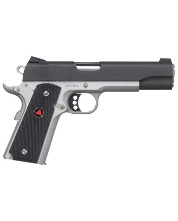Colt Mfg O2020XETT 1911 Delta Elite 10mm Auto Caliber with 5" Barrel, 8+1 Capacity, Stainless Steel Finish Frame, Serrated Black Carbon Steel Slide &amp; Black Polymer with Integrated Delta Medallion Grip