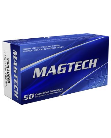 Magtech 9A Range/Training9mmLuger 115gr Full Metal Jacket 50 Per Box/20 Case