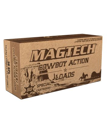 Magtech 38L Cowboy Action38Special 158gr Lead Flat Nose 50 Per Box/20 Case