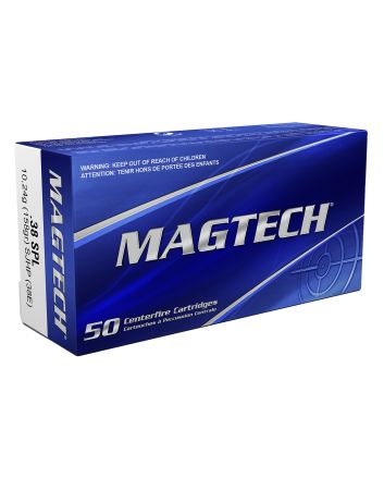 Magtech 38E Range/Training38Special 158gr Semi Jacketed Hollow Point 50 Per Box/20 Case
