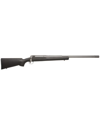 Savage Arms 18144 12 LRPV Full Size 223 Rem 1rd 26" Heavy Fluted Barrel, Matte Stainless Steel Receiver w/Picatinny Rail, Matte Black HS Precision w/V-Block Synthetic Stock, Right Hand, 1:9 Twist