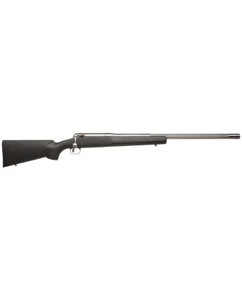 Savage Arms 18148 12 LRPV Full Size 22-250 Rem 1rd 26" Matte Heavy Fluted Barrel, Matte Stainless Steel Receiver w/Picatinny Rail, Matte Black HS Precision w/V-Block Synthetic Stock, Right Hand