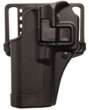 Blackhawk 410520BKL Serpa CQCOWB Size 20 Matte Black Polymer Belt Loop/Paddle Fits S&amp;W J Frame Fits 2" Barrel Left Hand