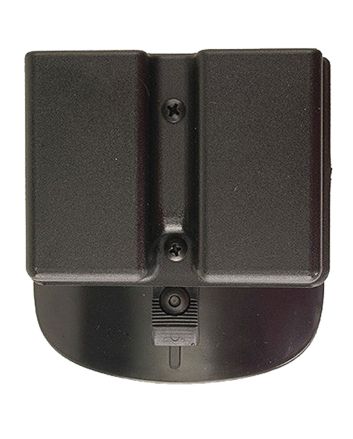 Uncle Mike's 51362 Kydex Double Mag Case Double Black Kydex Paddle Belts 1.75" Wide