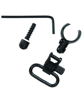 Uncle Mike's 13912 Magnum Band Swivel Set Quick Detach 115 CFL Tri-Lock Blued 1" Loop for .630-.675" Mag Tubes